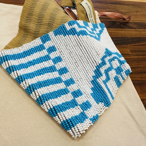 NWT - Mignonne Gavigan Aztec Beaded Scarf Necklace Mini - Picture 11 of 15